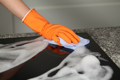 Professional oven cleaning service in a Bromley home kitchen