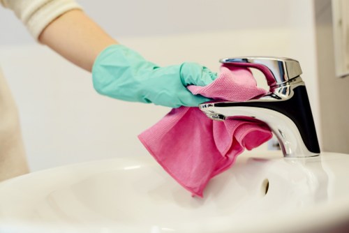Professional sofa cleaning service in a Bromley home living room