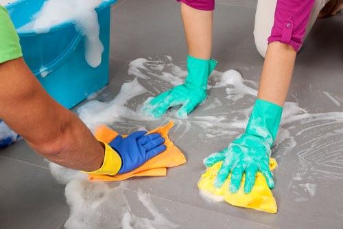 Carpet cleaner preparing equipment with safety checks