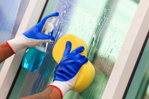Commercial patio cleaning service for an outdoor seating area in Bromley