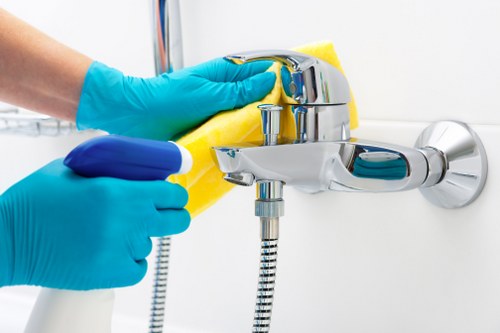 Bathroom descaling and detail cleaning for a Bromley tenancy handover