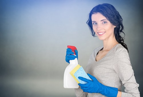 Professional exterior cleaning for a local building facade